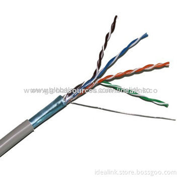 Cat5e FTP Networking Cable with 0.5mm Thick Conductor Diameter